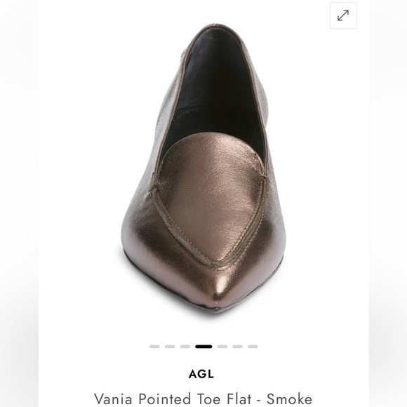 Agl Attilio Giusti Leombruni Vania
Pointed Toe Flat In Smoke size 36.5 US 6.5 - Picture 2 of 16